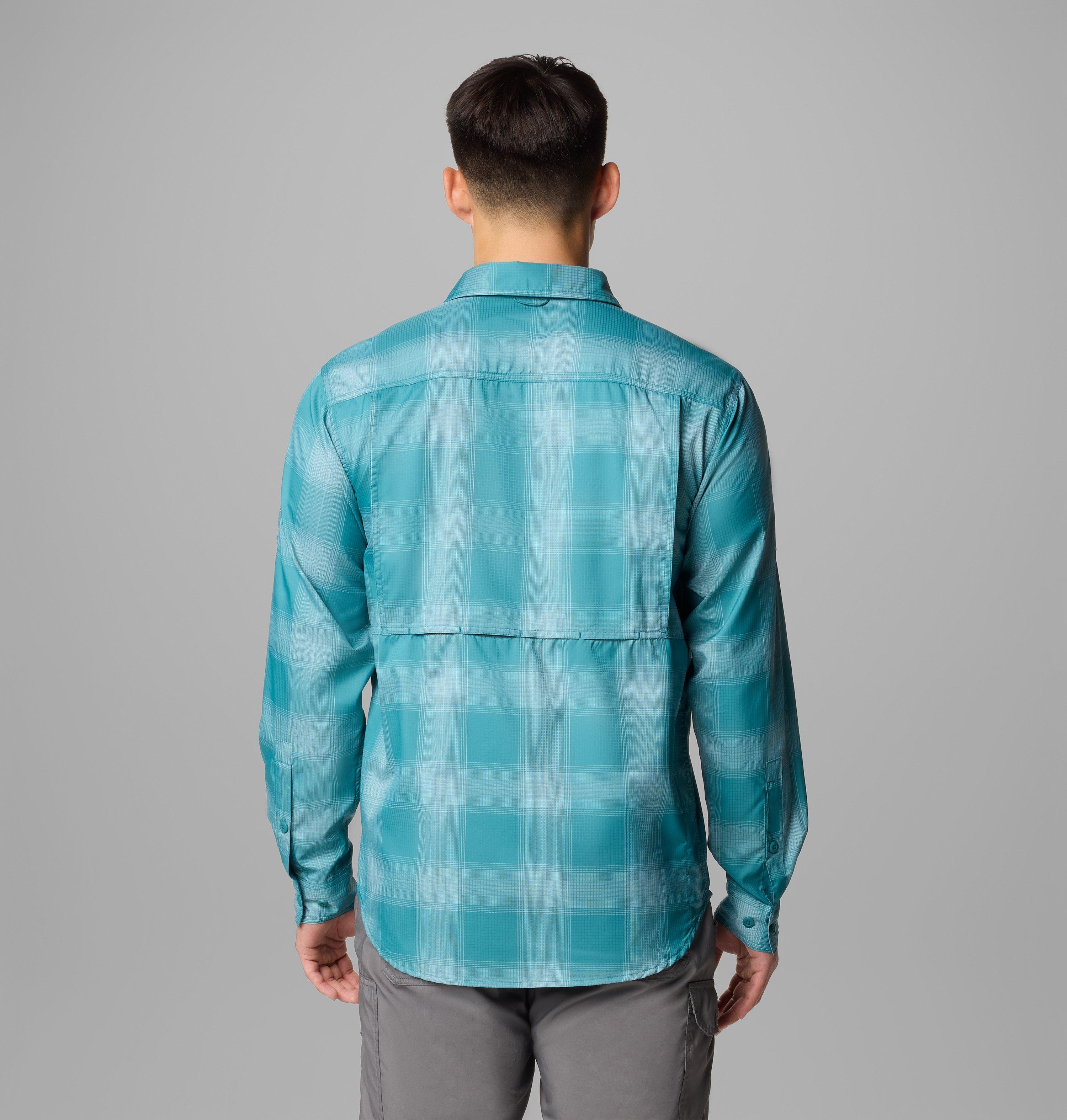 Men's Silver Ridge Utility Lite Plaid Long Sleeve Shirt 3