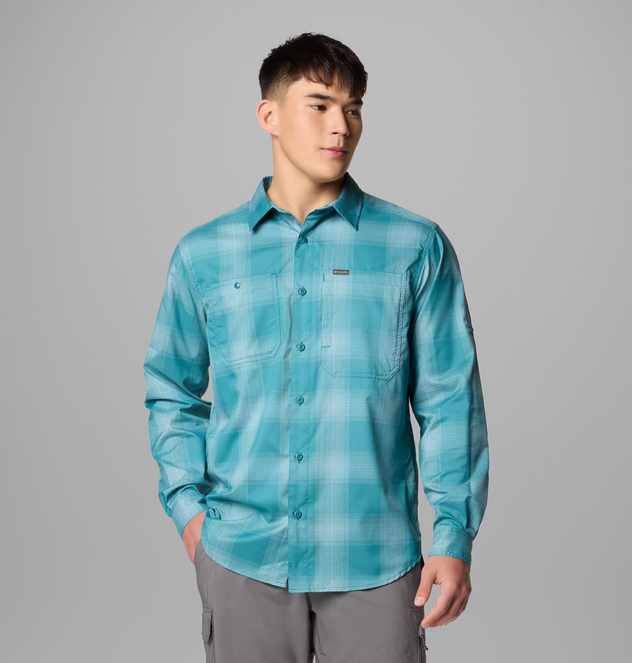 Men's Silver Ridge™ Utility Lite Plaid Long Sleeve Shirt 1