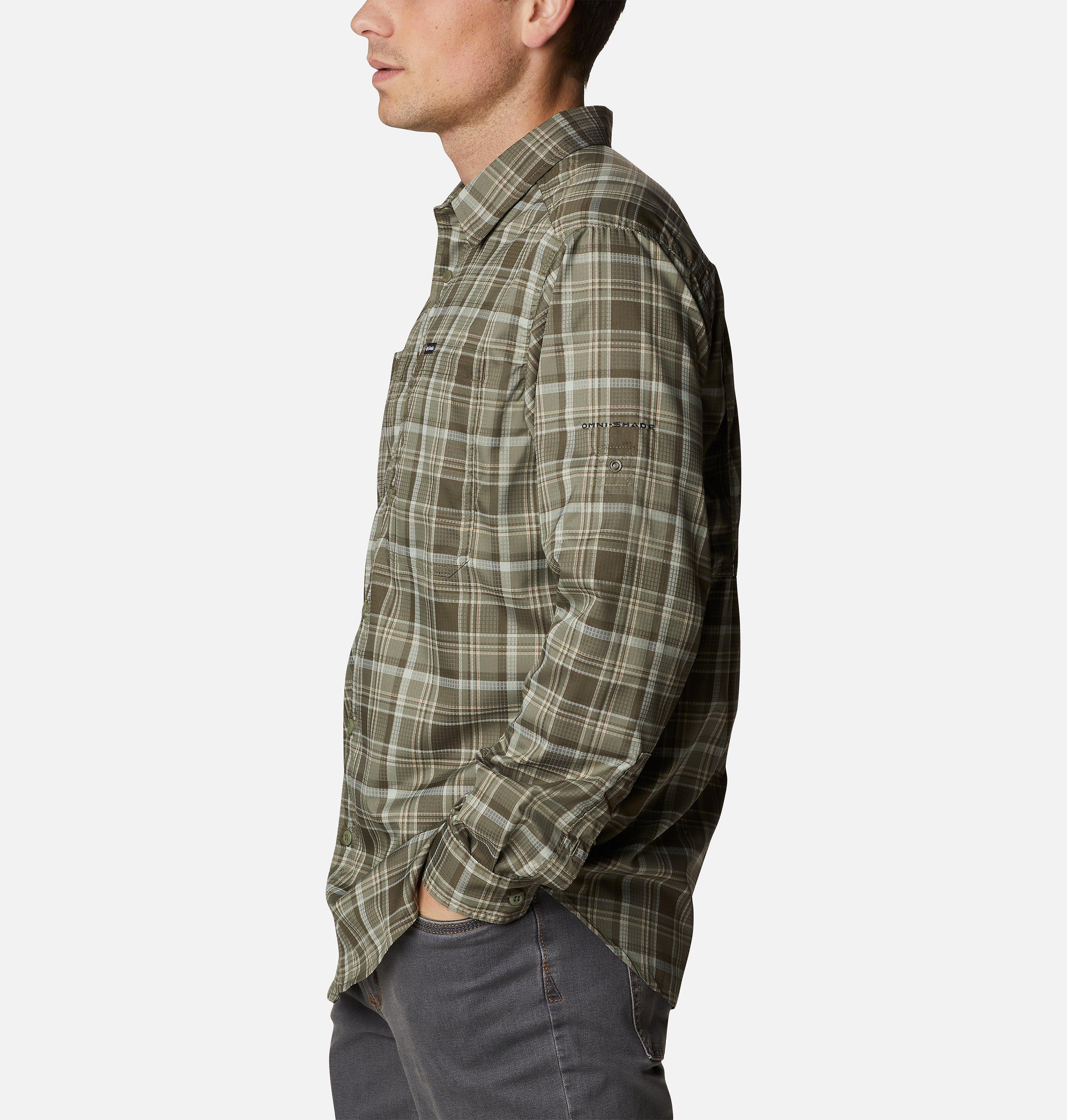 Men's Silver Ridge Utility Lite Plaid Long Sleeve Shirt 3