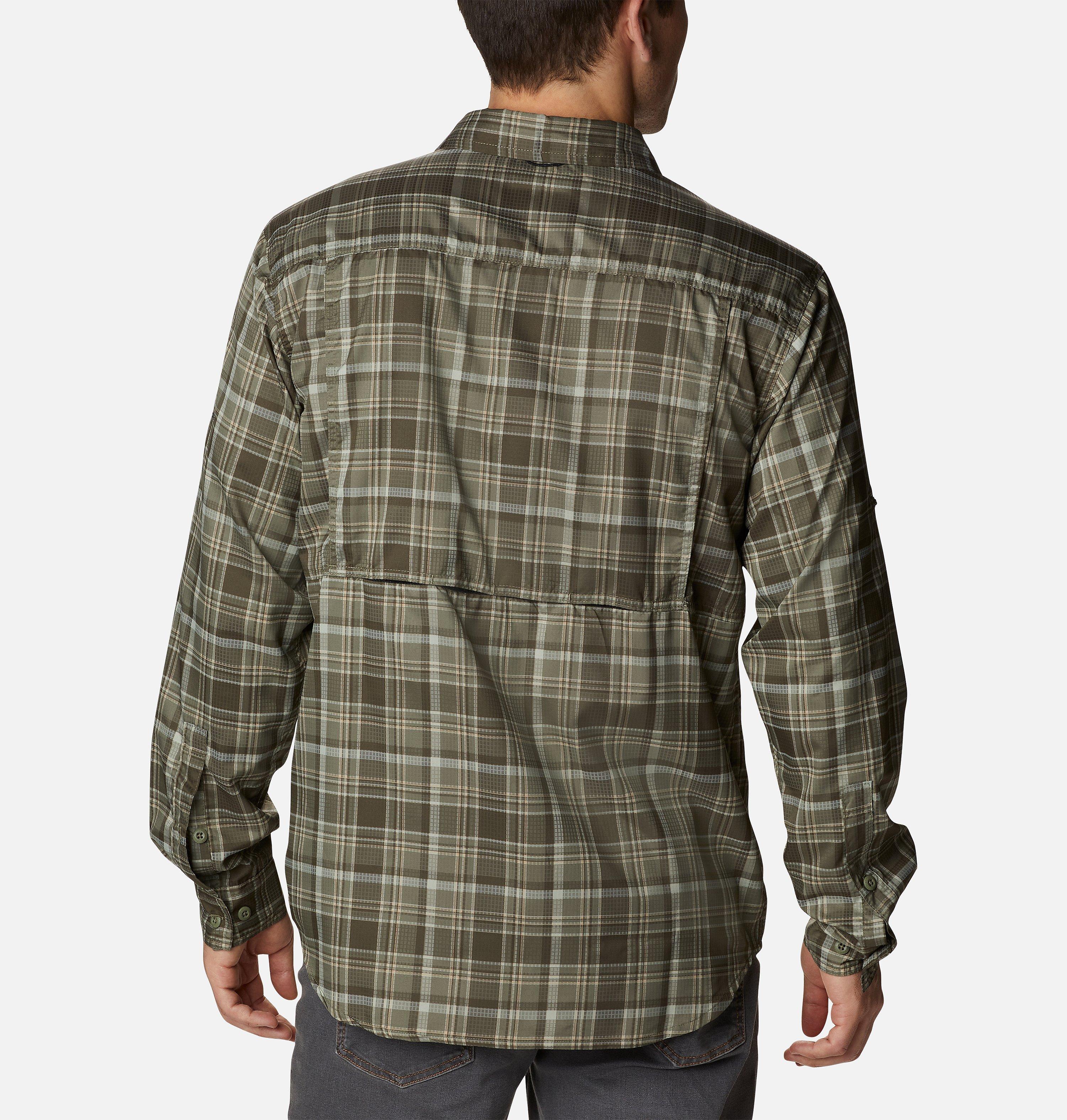 Men's Silver Ridge Utility Lite Plaid Long Sleeve Shirt 2