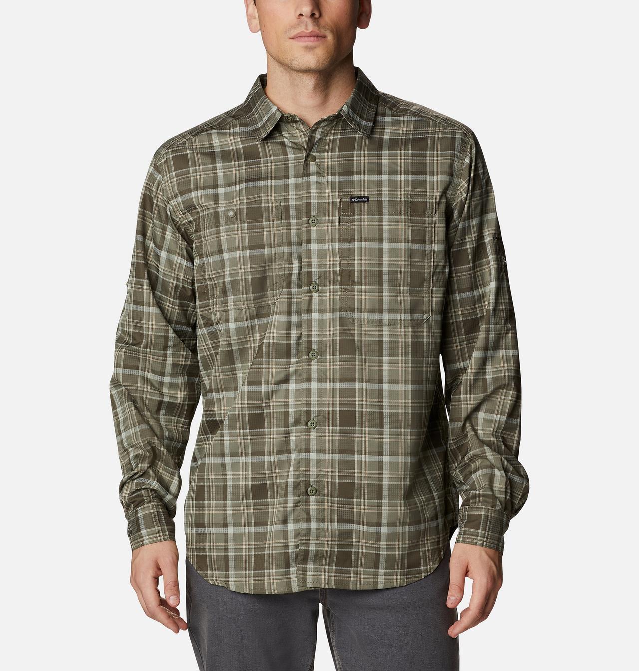 Men's Silver Ridge™ Utility Lite Plaid Long Sleeve Shirt 1