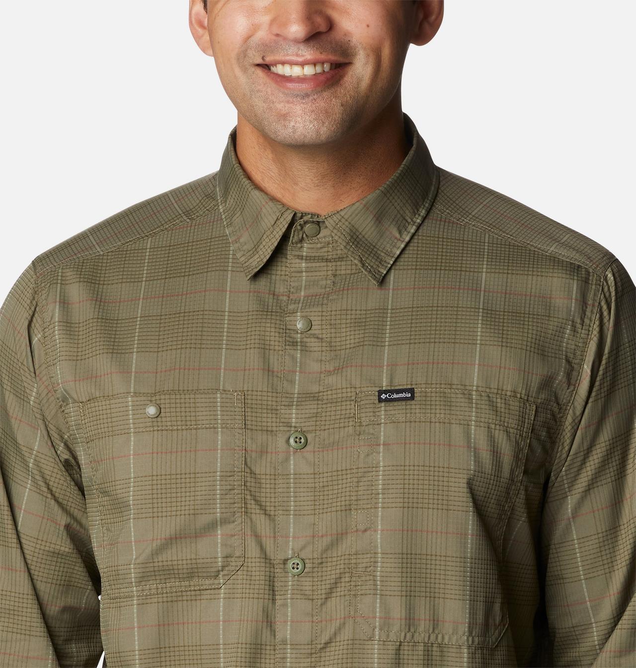 Men's Silver Ridge™ Utility Lite Plaid Long Sleeve Shirt 4