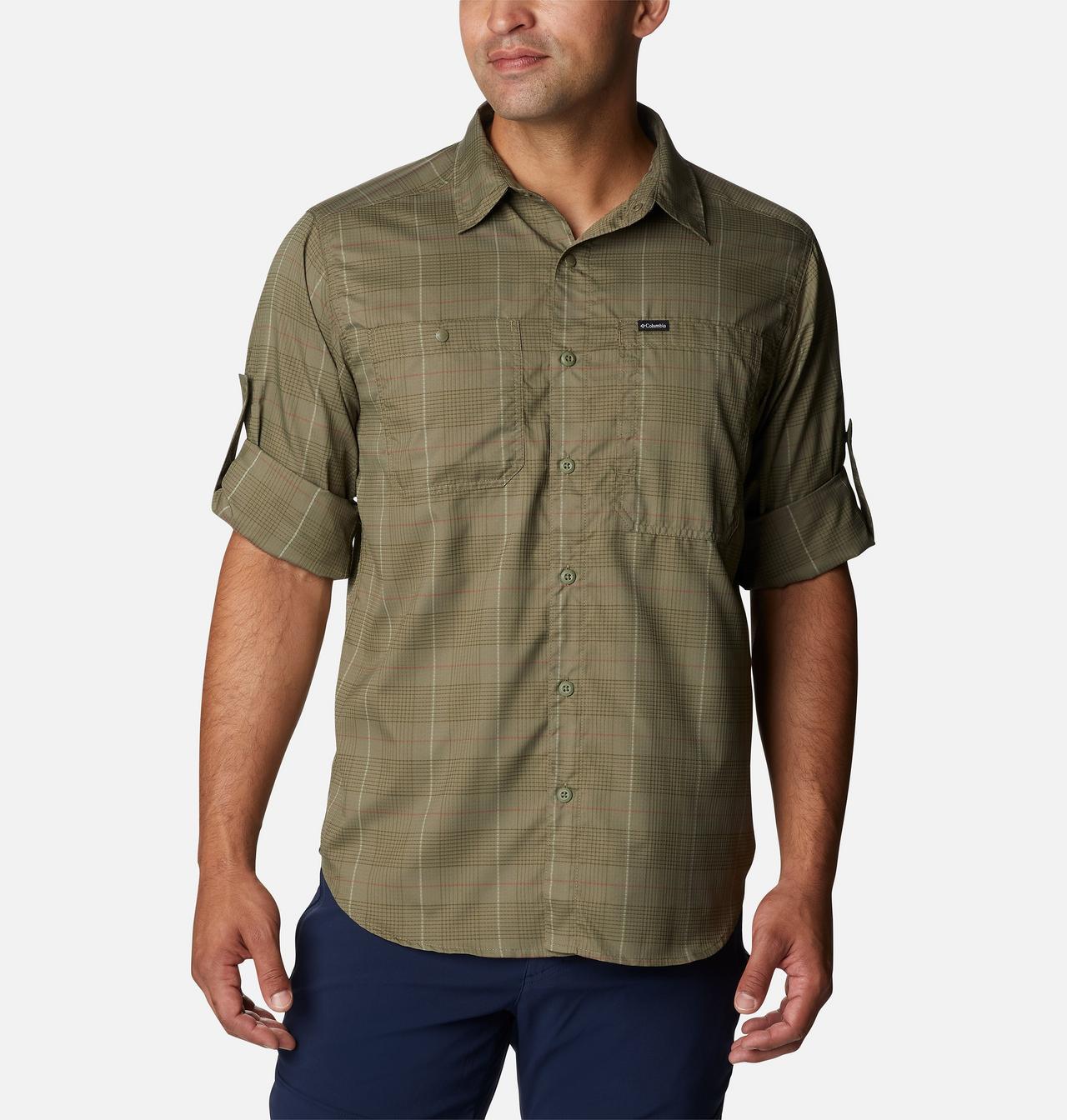 Men's Silver Ridge™ Utility Lite Plaid Long Sleeve Shirt 6
