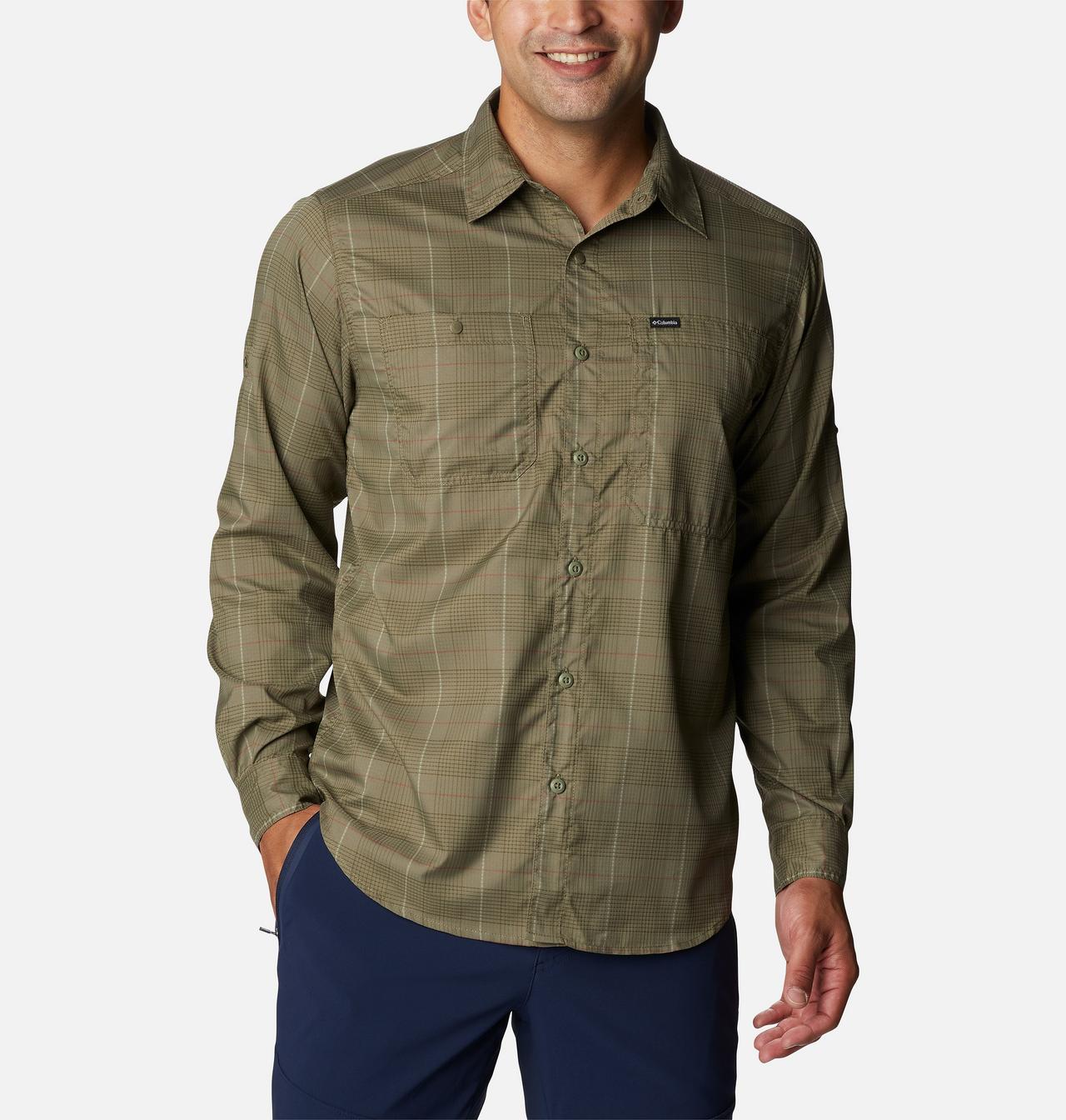 Men's Silver Ridge™ Utility Lite Plaid Long Sleeve Shirt 1