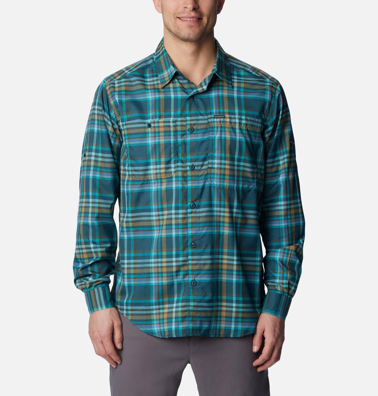 Men's Silver Ridge™ Utility Lite Plaid Long Sleeve Shirt 1