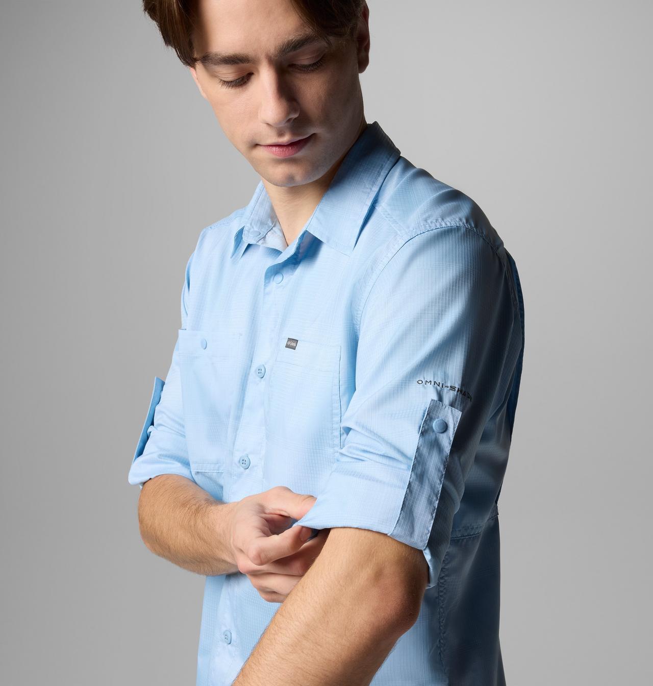 Men's Silver Ridge™ Utility Lite Plaid Long Sleeve Shirt 7