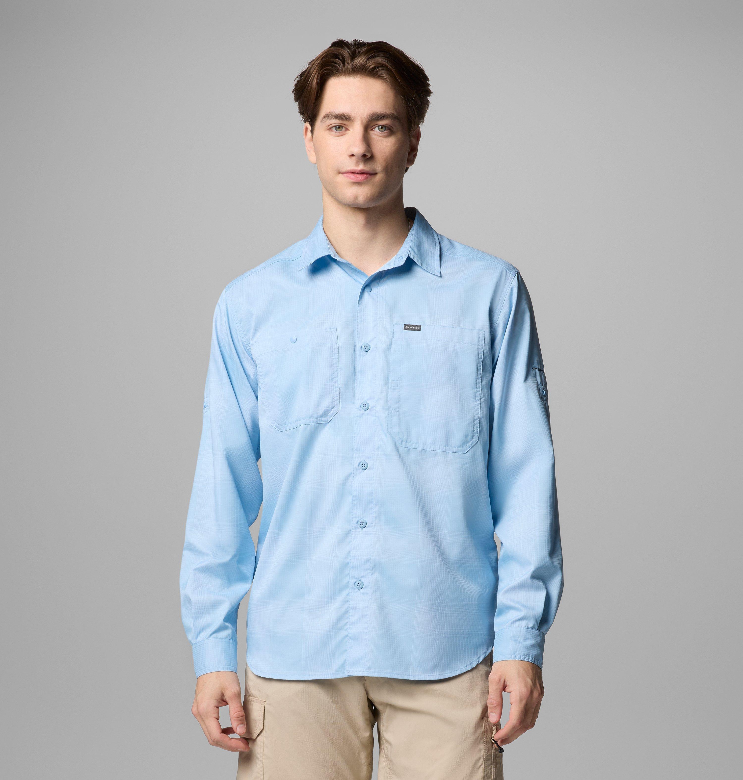 Columbia Men's Silver Ridge  Utility Lite Plaid Long Sleeve Shirt-