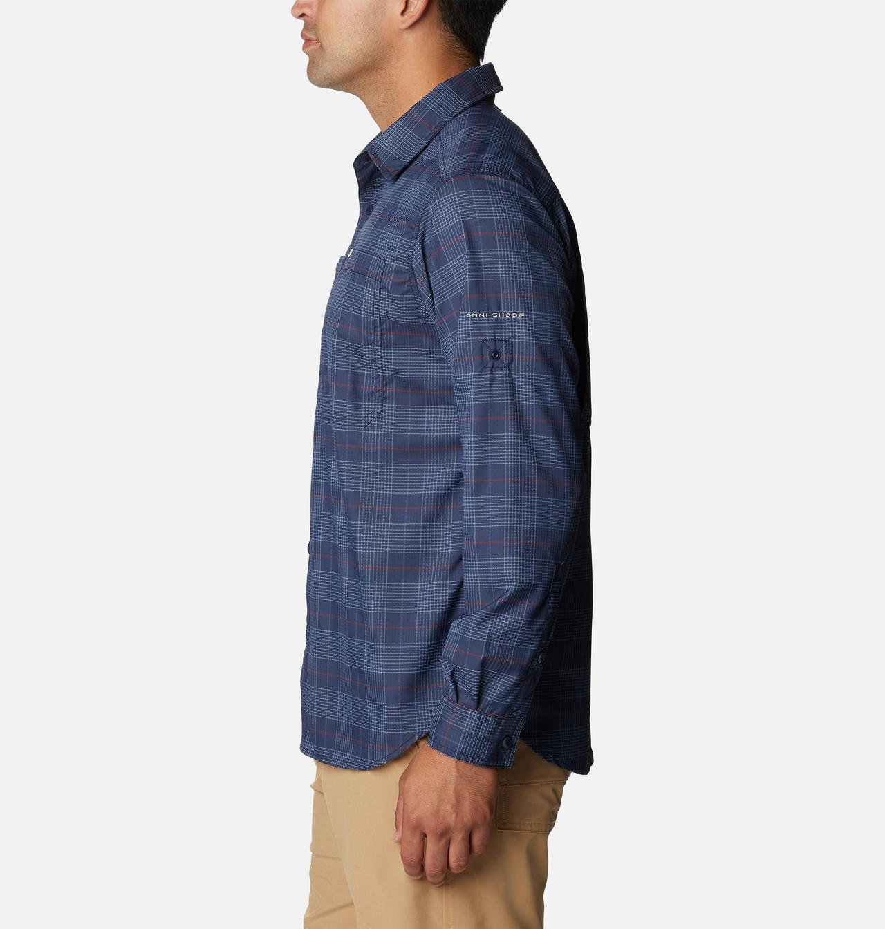 Men's Silver Ridge™ Utility Lite Plaid Long Sleeve Shirt 3