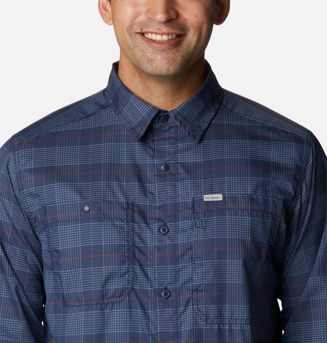 Men's Silver Ridge™ Utility Lite Plaid Long Sleeve Shirt 4