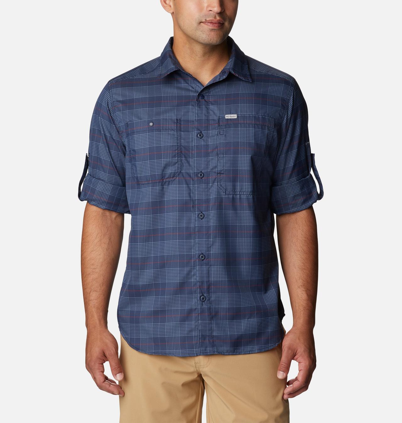 Men's Silver Ridge™ Utility Lite Plaid Long Sleeve Shirt 6