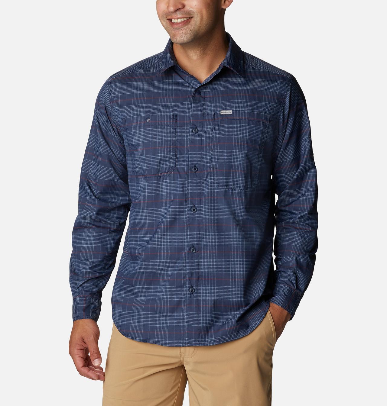 Men's Silver Ridge™ Utility Lite Plaid Long Sleeve Shirt 1