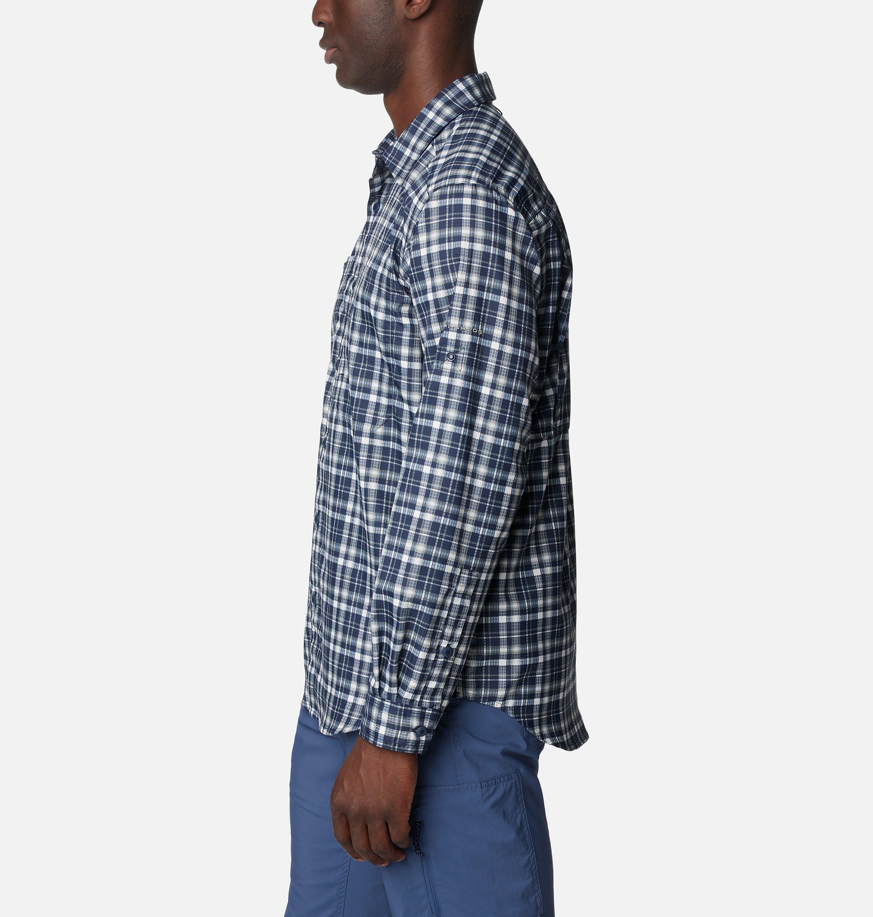 Men's Silver Ridge Utility Lite Plaid Long Sleeve Shirt 3