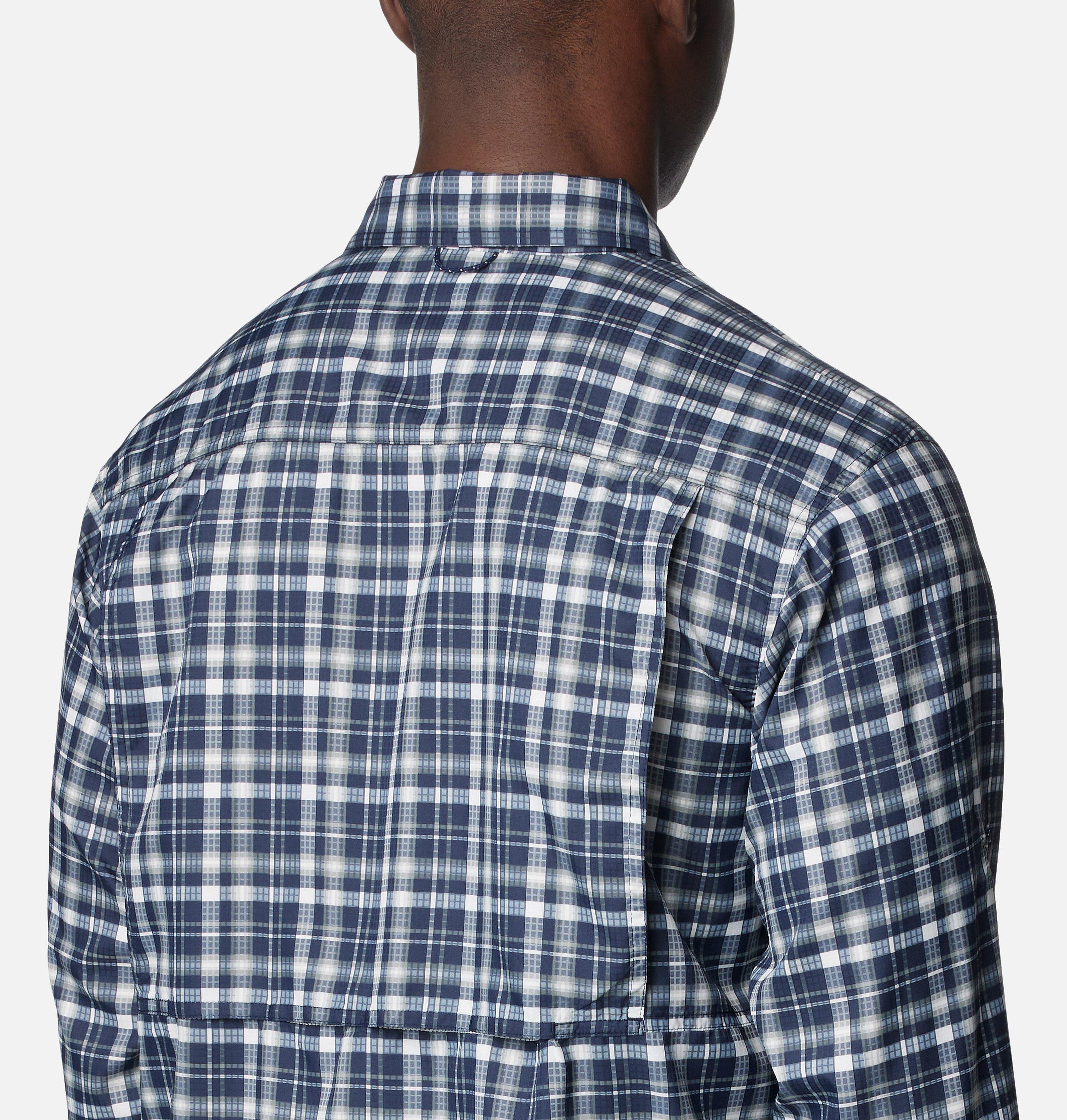 Men's Silver Ridge Utility Lite Plaid Long Sleeve Shirt 5