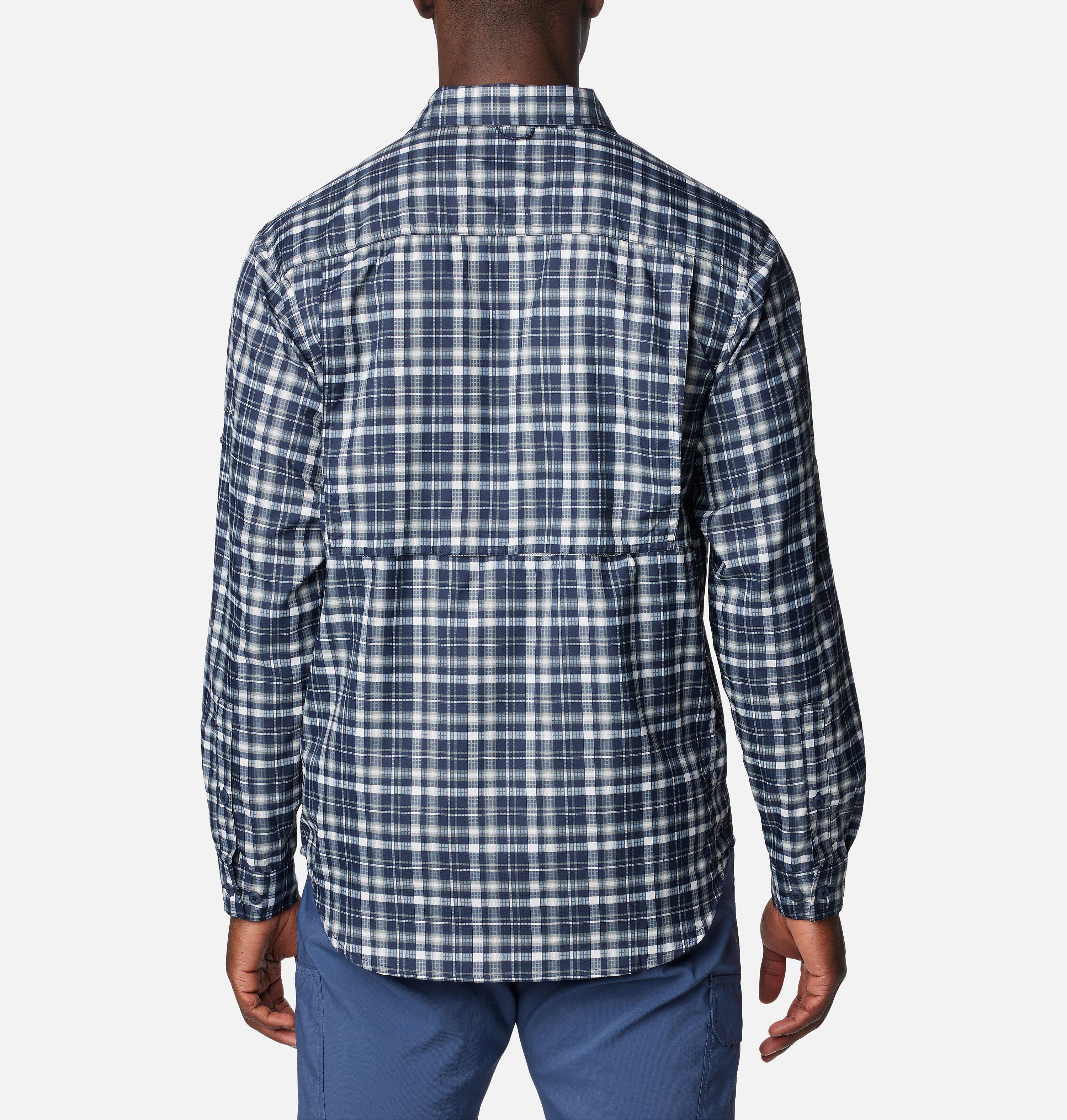Men's Silver Ridge Utility Lite Plaid Long Sleeve Shirt 2