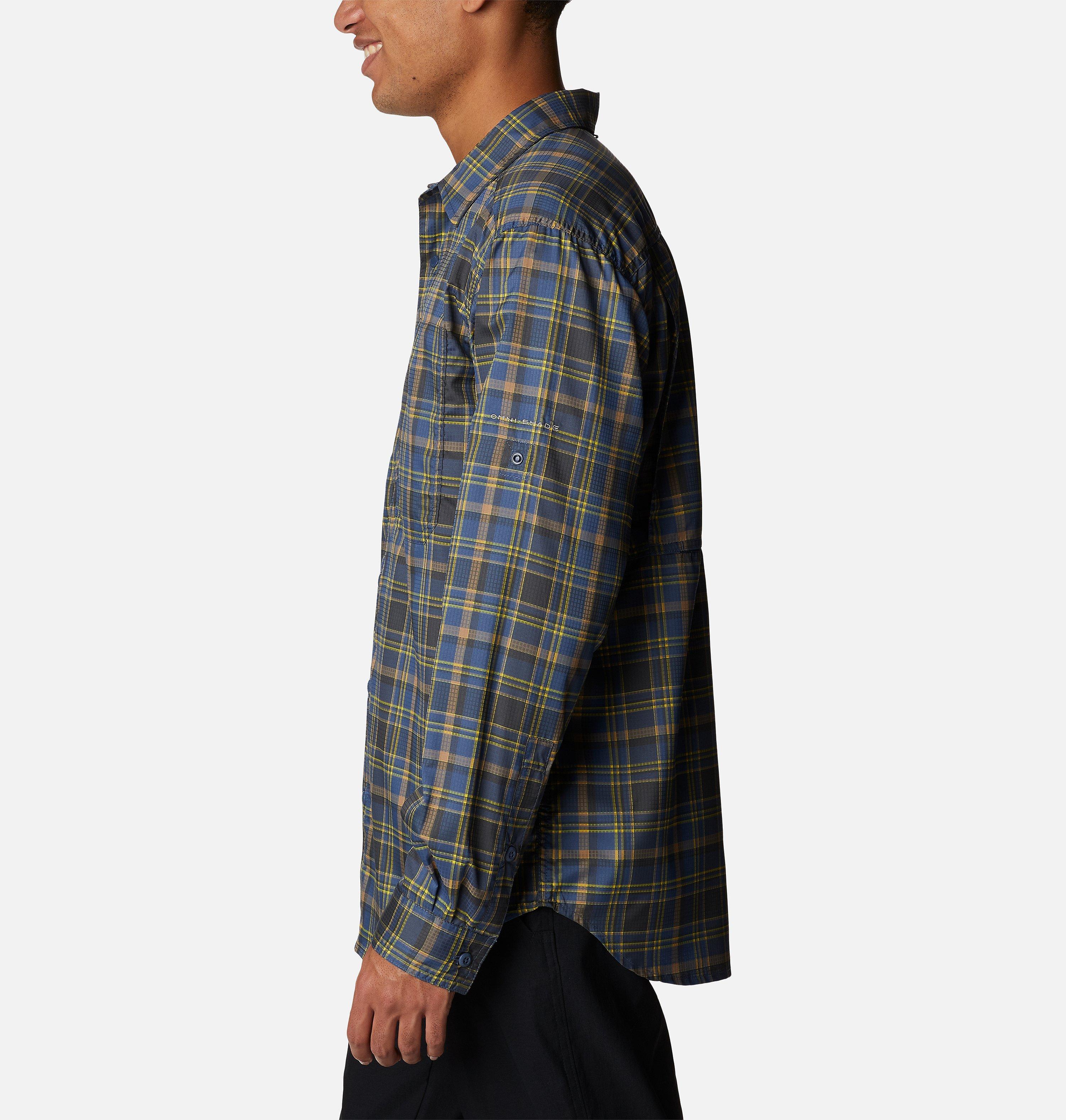 Men's Silver Ridge Utility Lite Plaid Long Sleeve Shirt 3