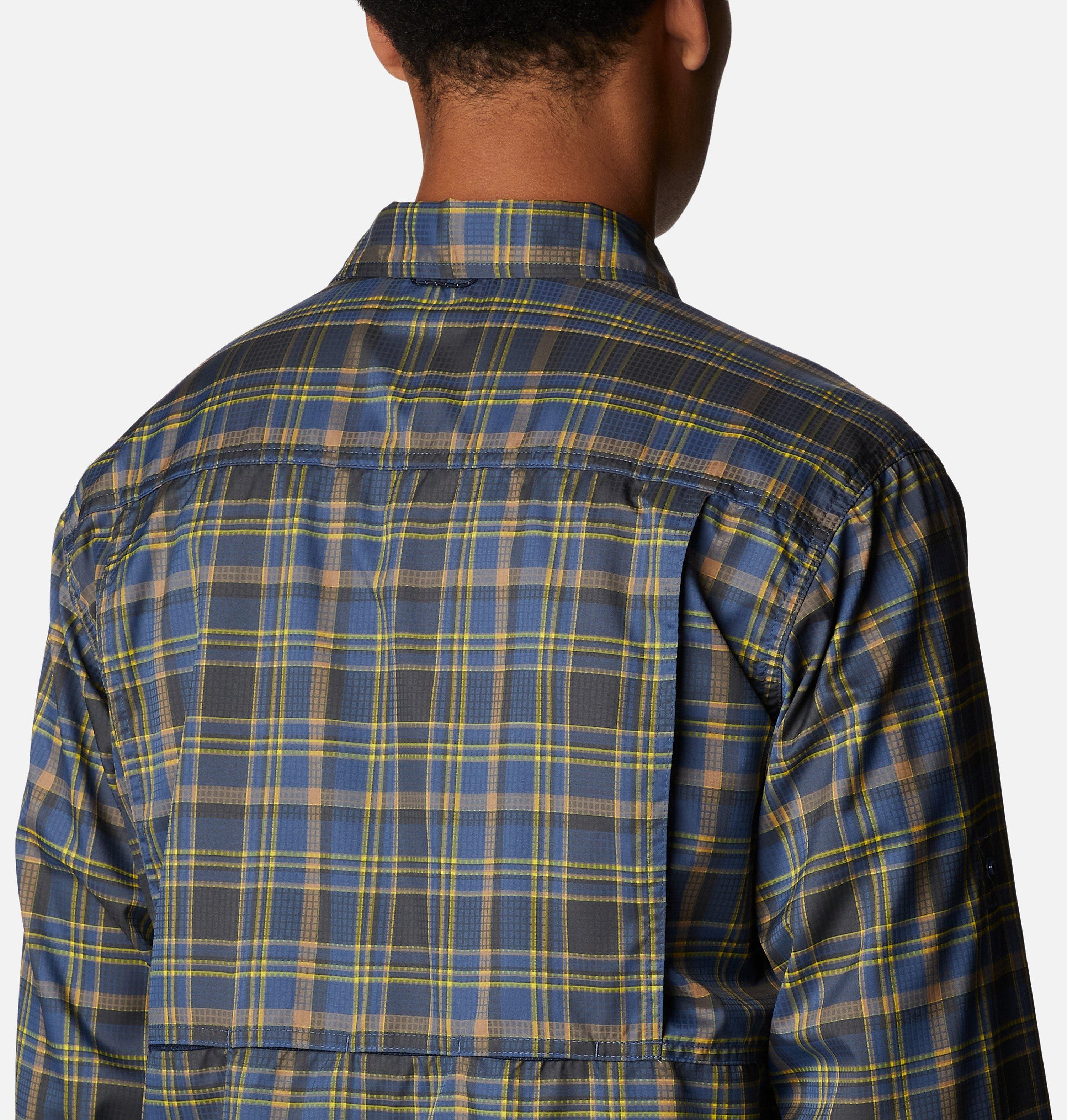 Men's Silver Ridge Utility Lite Plaid Long Sleeve Shirt 5