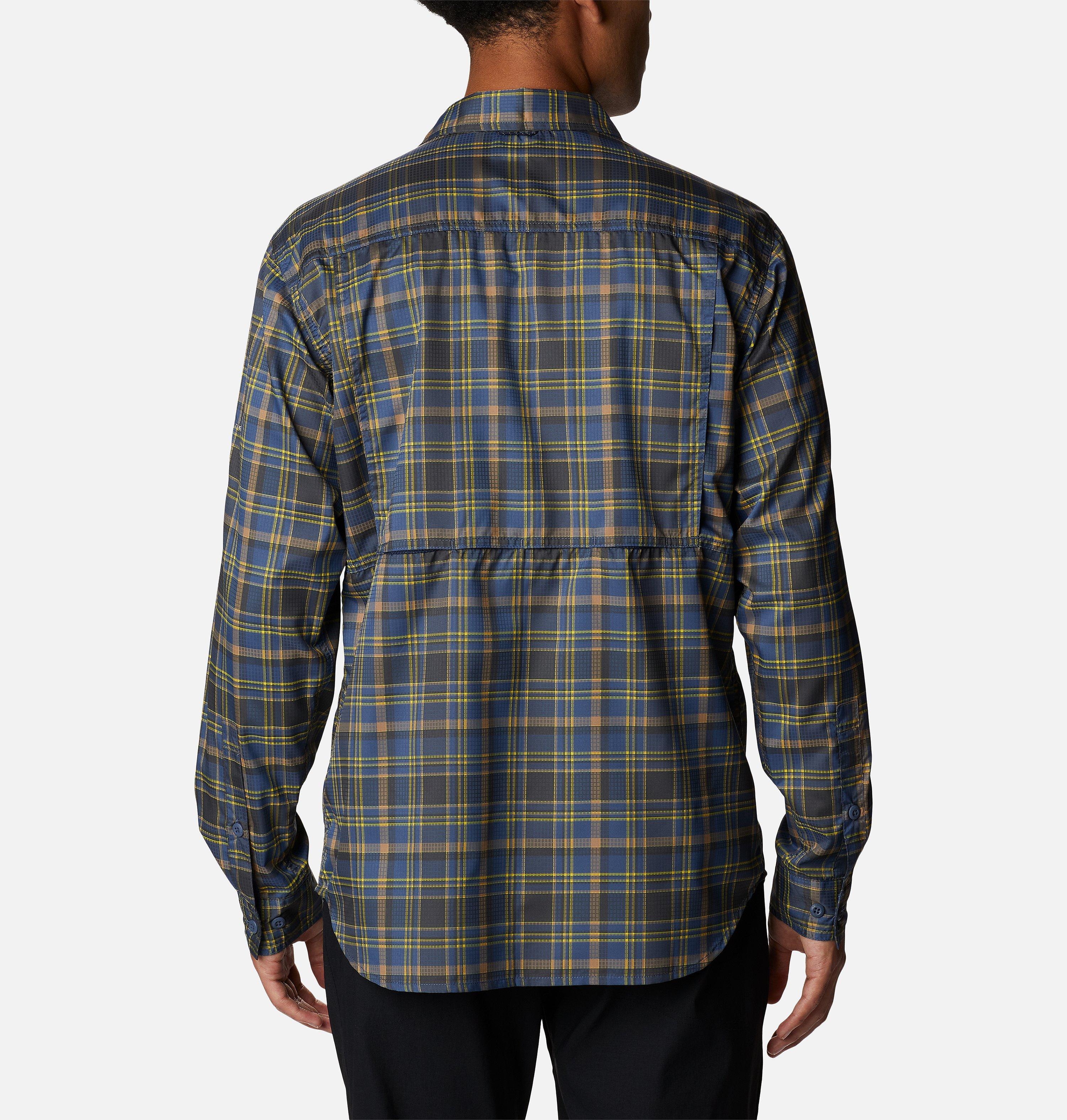Men's Silver Ridge Utility Lite Plaid Long Sleeve Shirt 2