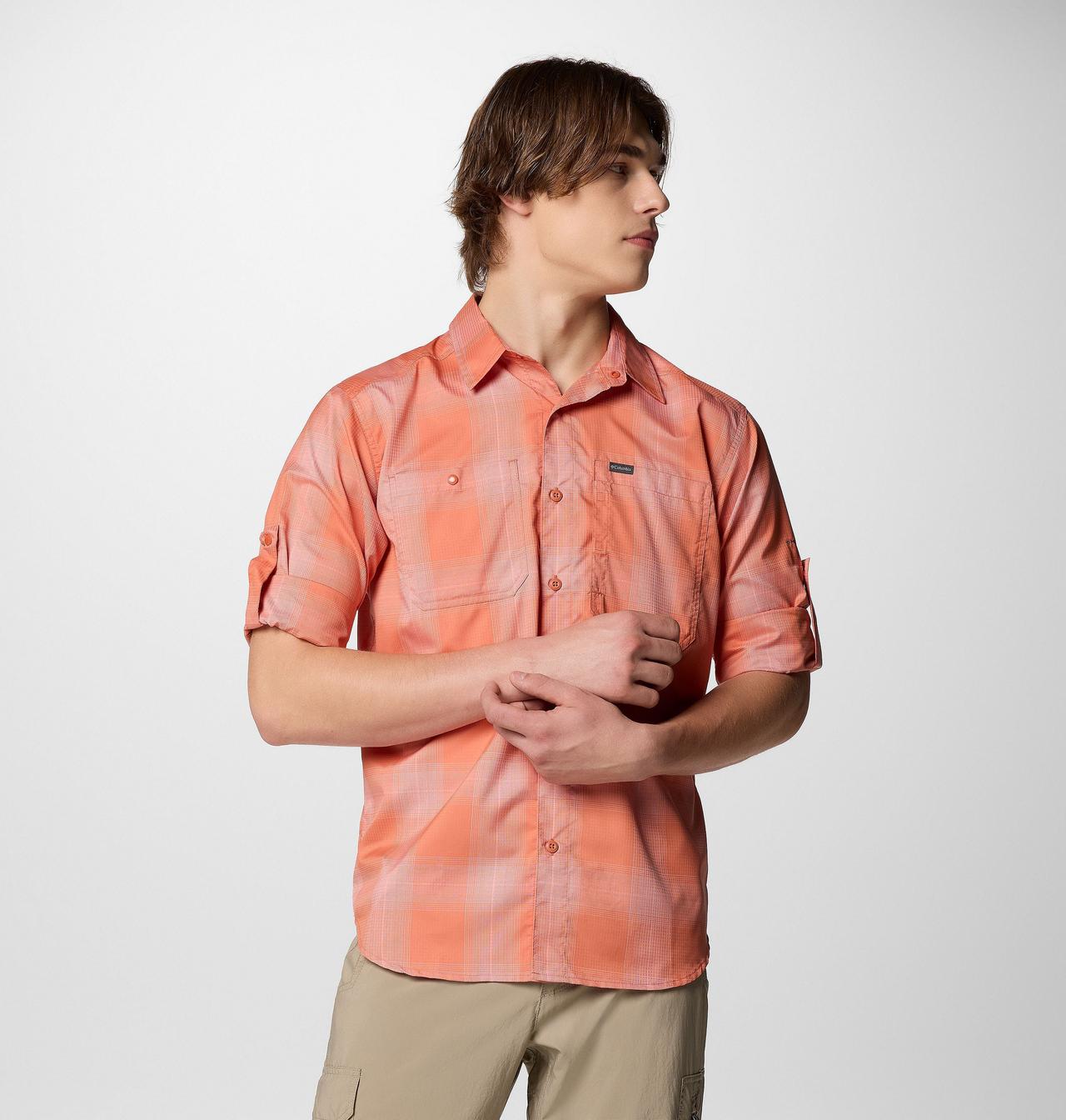 Men's Silver Ridge™ Utility Lite Plaid Long Sleeve Shirt 7
