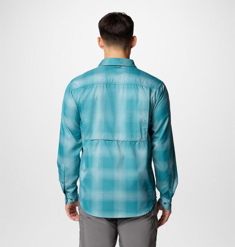 Silver Ridge Utility Lite Plaid LS, Color: River Blue Large Blur Check, image 2