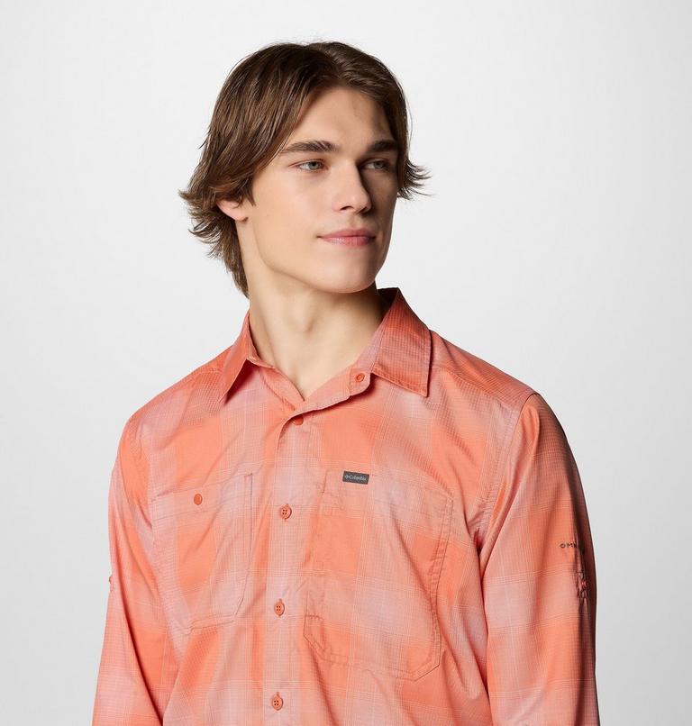 Camisa a cuadros Silver Ridge Utility Lite para hombre, Color: Tuscan Large Blur Check, image 4