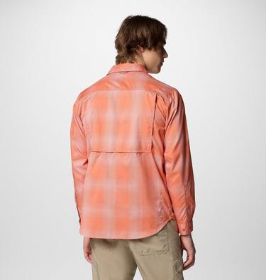 Men's Silver Ridge Utility Lite Plaid Shirt, Color: Tuscan Large Blur Check, image 2