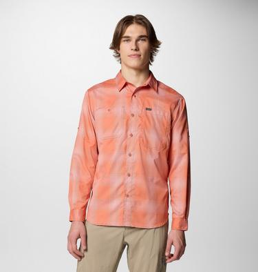 Men's Silver Ridge Utility Lite Plaid Shirt, Color: Tuscan Large Blur Check, image 1