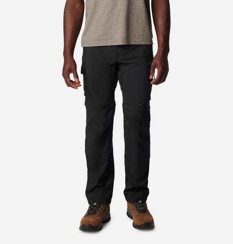 Men's Silver Ridge Utility Convertible Hiking Trousers, Color: Black, image 1