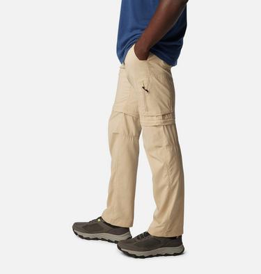 Men's Silver Ridge Utility Convertible Walking Trousers, Color: Ancient Fossil, image 3