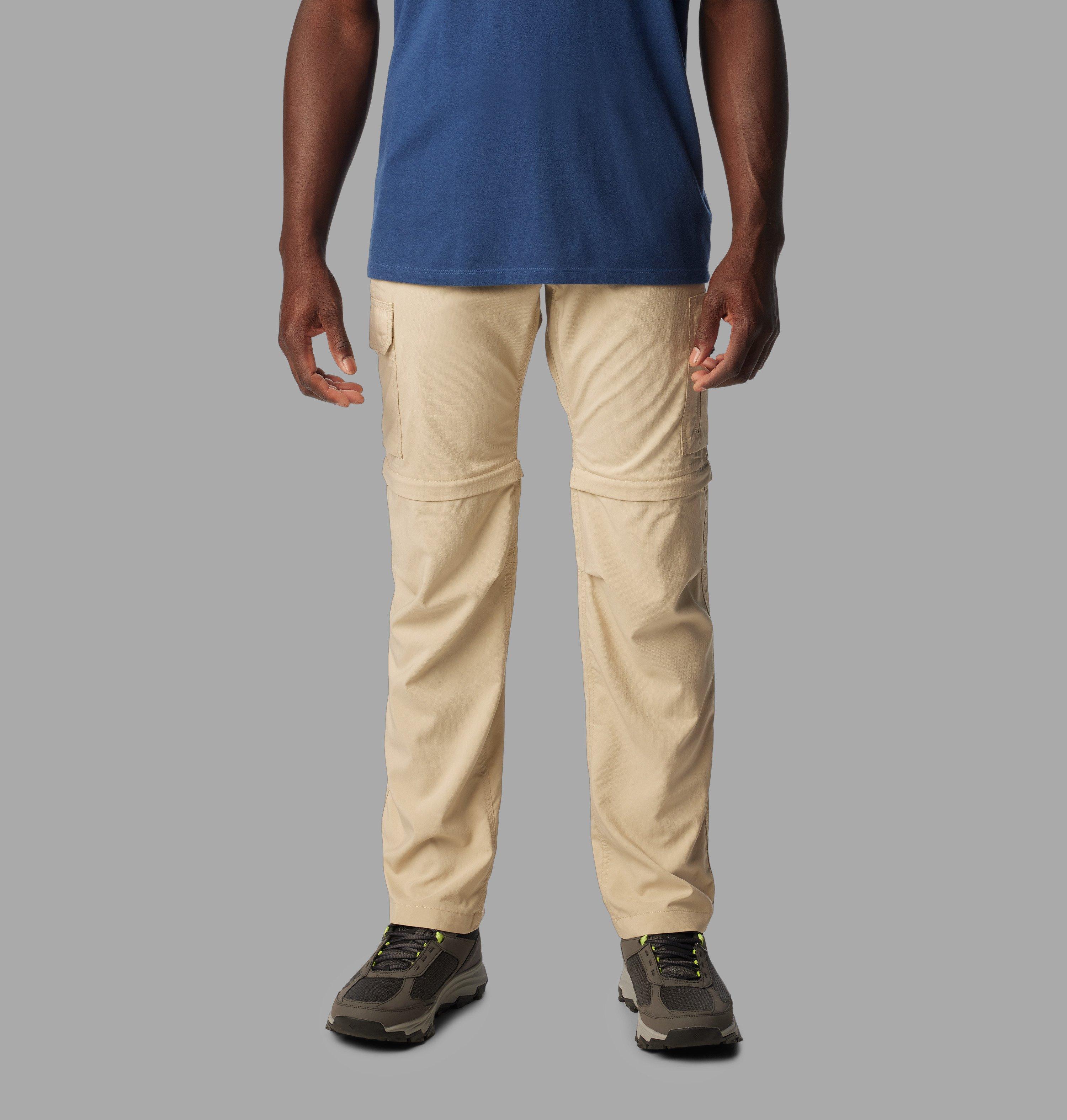 Columbia Sportswear Men's Brown Columbia - Silver Ridge™ Utility Convertible Walking Trousers - Ancient Fossil Size 34