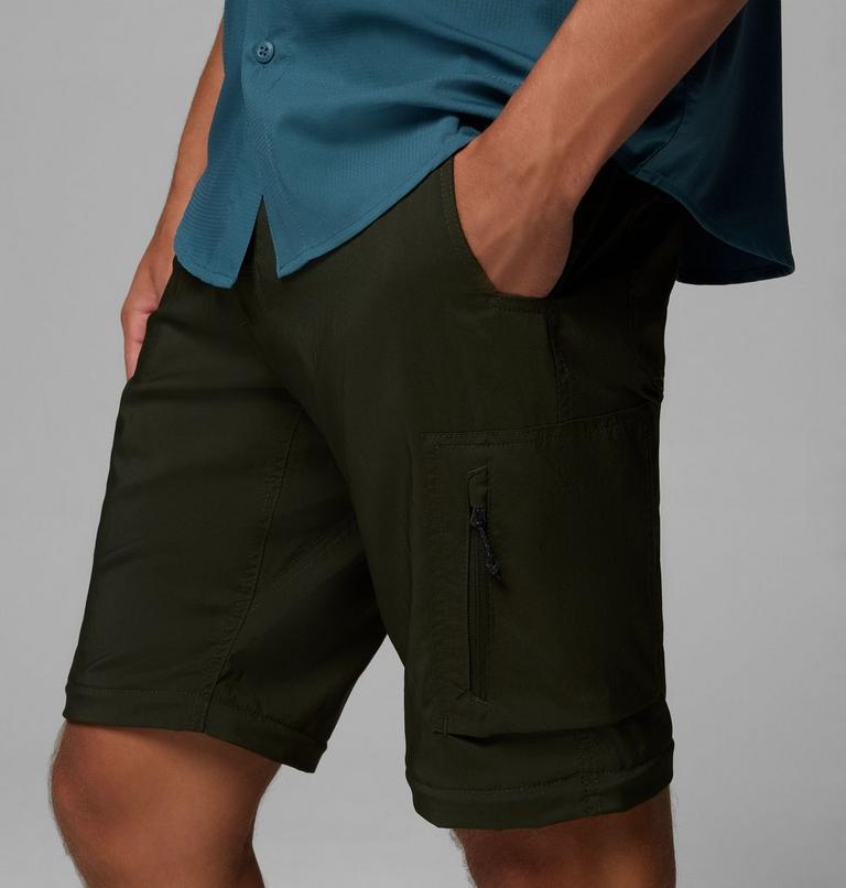 Men's Silver Ridge Utility Convertible Hiking Trousers, Color: Greenscape, image 9