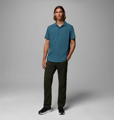 Men's Silver Ridge Utility Convertible Hiking Trousers, Color: Greenscape, image 2