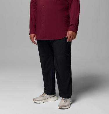 Men's Silver Ridge Utility Convertible Hiking Trousers - Extended size, Color: Black, image 11