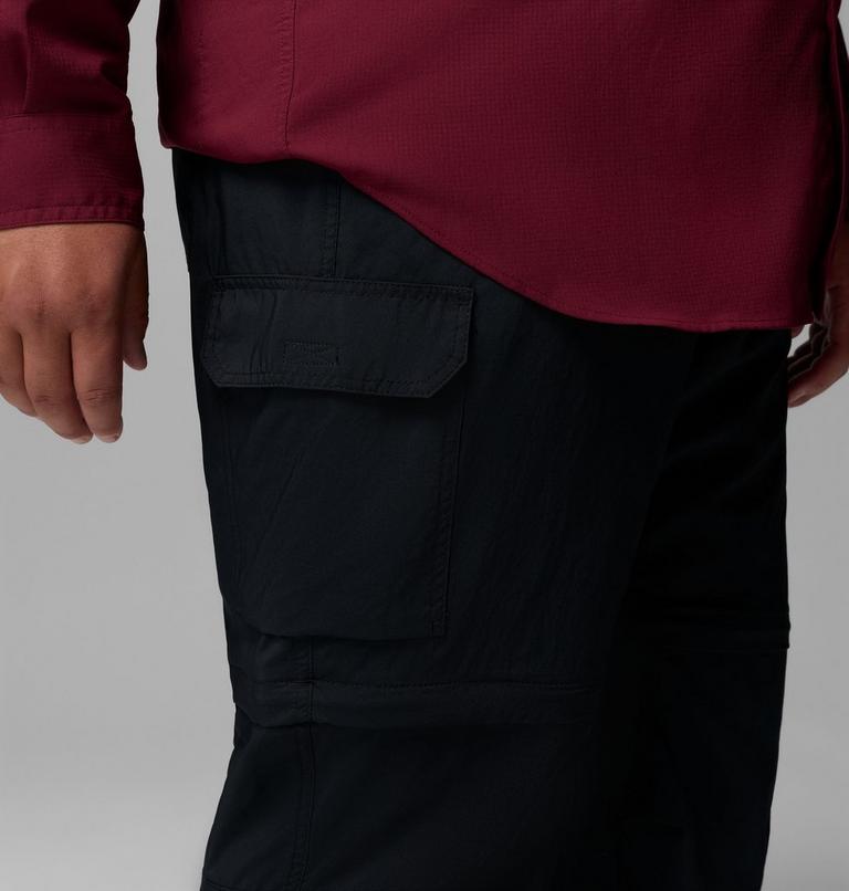 Men's Silver Ridge Utility Convertible Hiking Trousers - Extended size, Color: Black, image 9