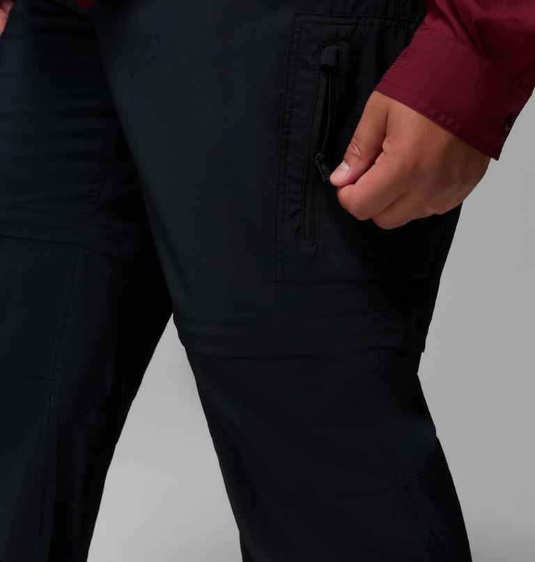 Men's Silver Ridge Utility Convertible Hiking Trousers - Extended size, Color: Black, image 10