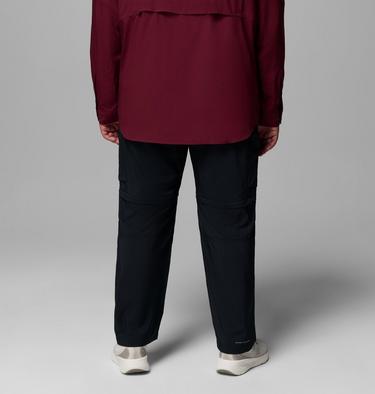 Men's Silver Ridge Utility Convertible Hiking Trousers - Extended size, Color: Black, image 6