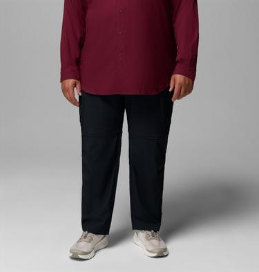 Men's Silver Ridge Utility Convertible Hiking Trousers - Extended size, Color: Black, image 5