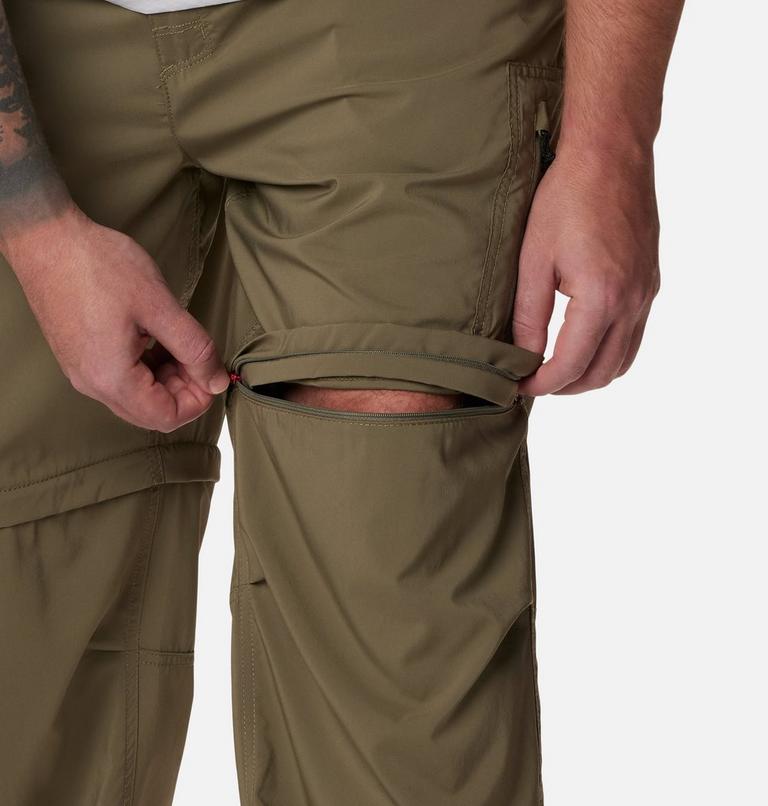 Men's Silver Ridge Utility Convertible Hiking Trousers - Extended size, Color: Stone Green, image 6