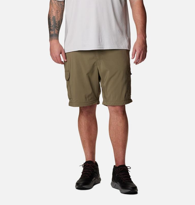 Men's Silver Ridge Utility Convertible Hiking Trousers - Extended size, Color: Stone Green, image 7