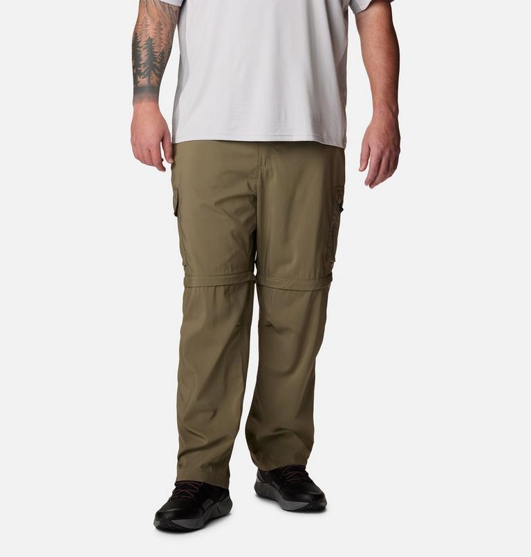 Men's Silver Ridge Utility Convertible Hiking Trousers - Extended size, Color: Stone Green, image 1