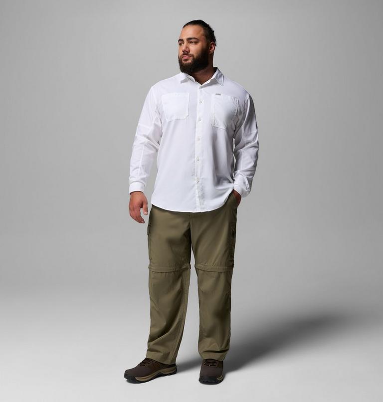 Men's Silver Ridge Utility Convertible Hiking Trousers - Extended size, Color: Stone Green, image 2