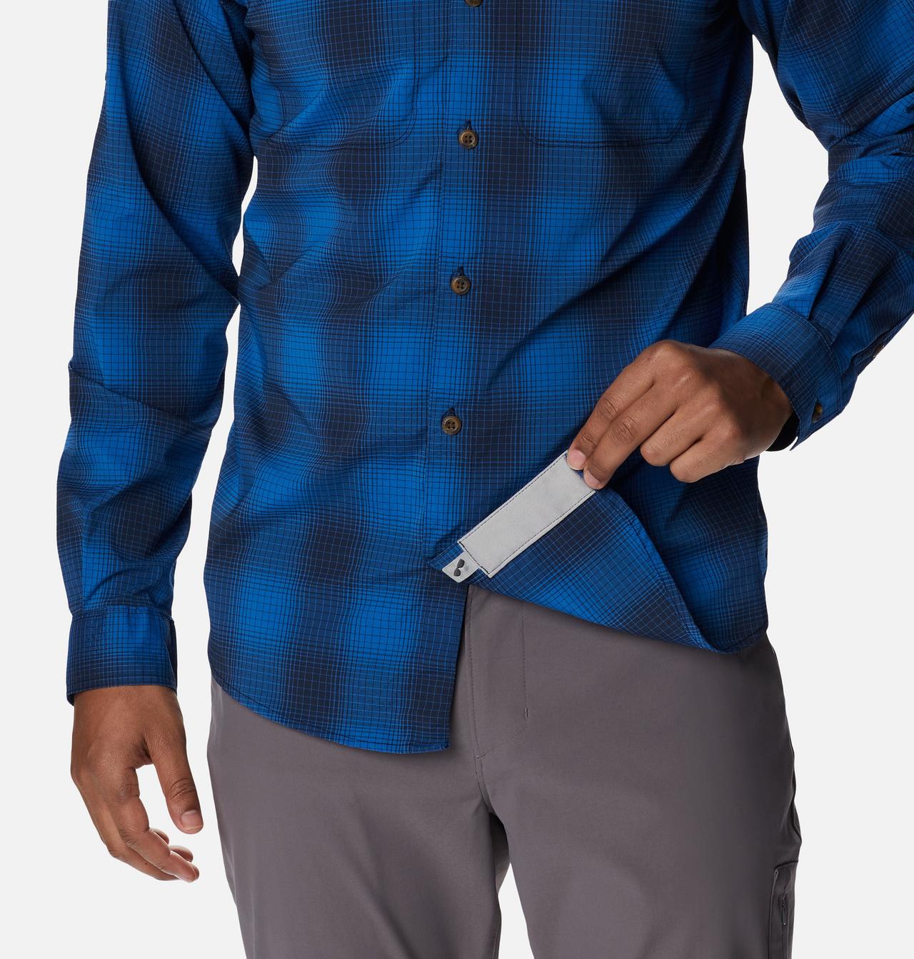 Men's Newton Ridge™ II Plaid Long Sleeve Shirt 6