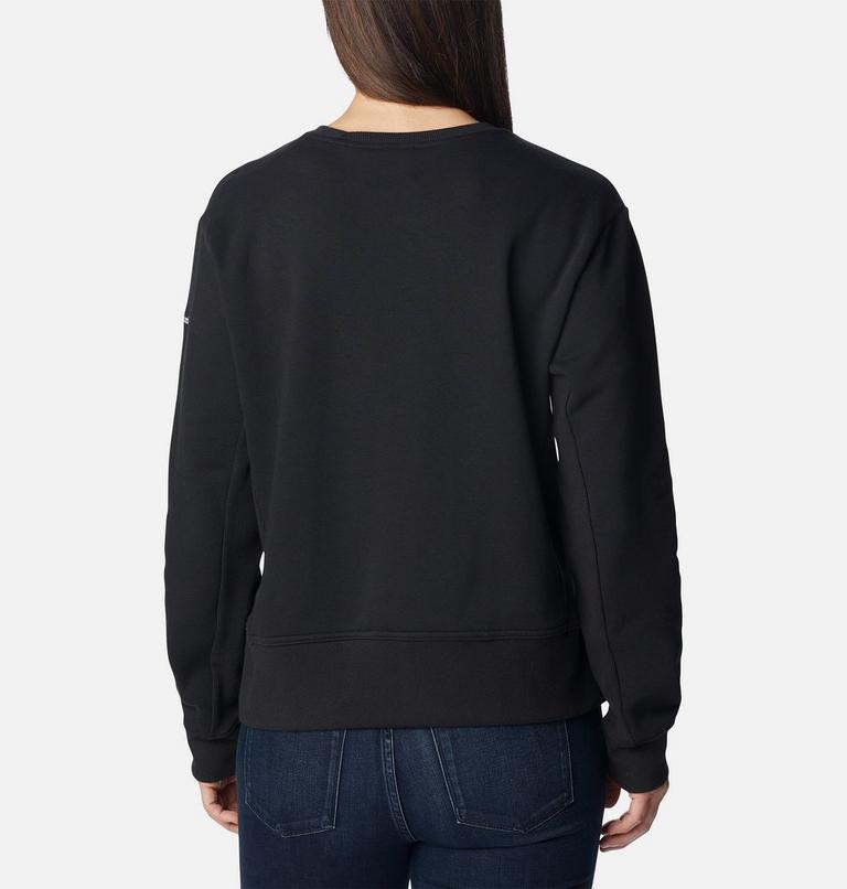 Sweat-shirt Ras-de-Cou Lodge Crew&nbsp;IV Femme, Color: Black, Bordered CSC Tonal, image 2