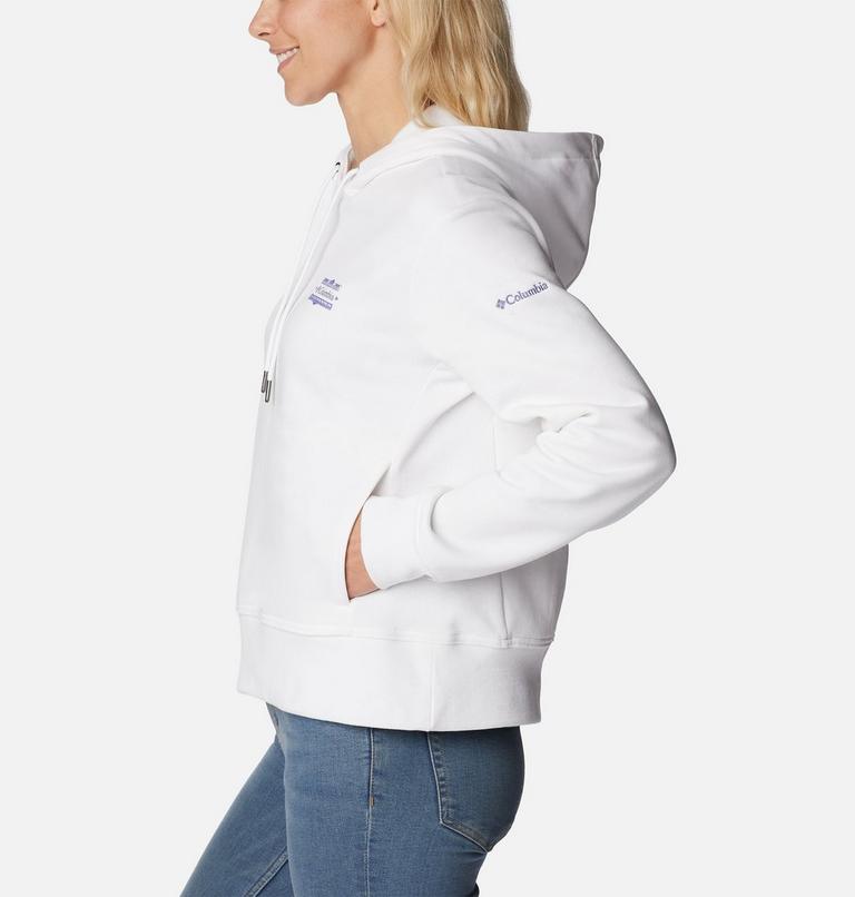 Columbia Lodge Hoodie | 101 | XL, Color: White, Bordered Beauty Graphic, image 3