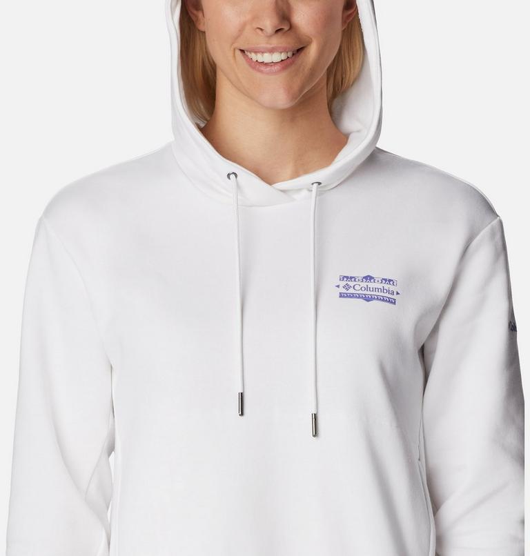 Columbia Lodge Hoodie | 101 | XL, Color: White, Bordered Beauty Graphic, image 4