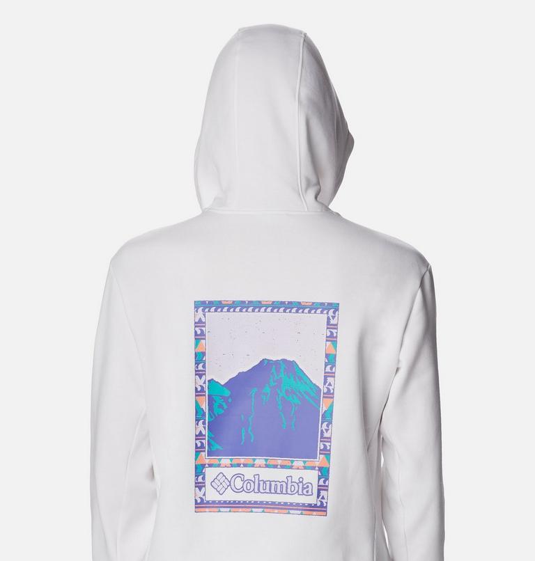 Columbia Lodge Hoodie | 101 | XL, Color: White, Bordered Beauty Graphic, image 5