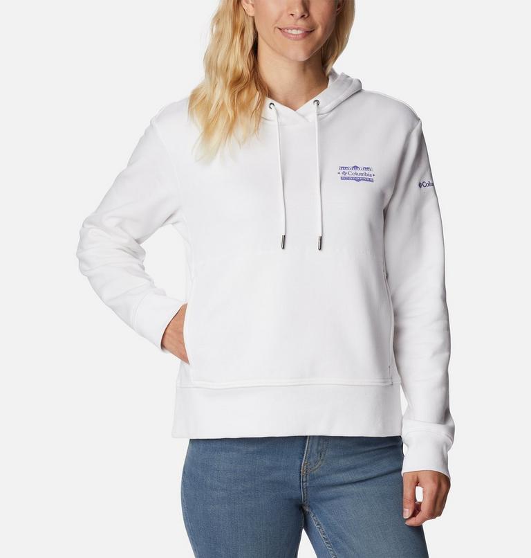 Columbia Lodge Hoodie | 101 | XL, Color: White, Bordered Beauty Graphic, image 1