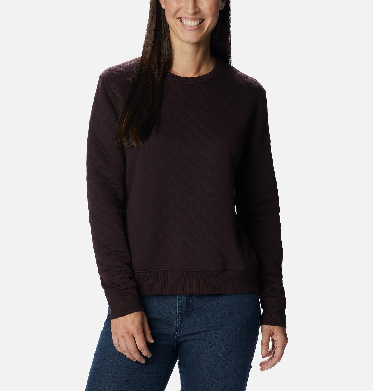 Women's Columbia Lodge™ Quilted Crew Sweatshirt 1