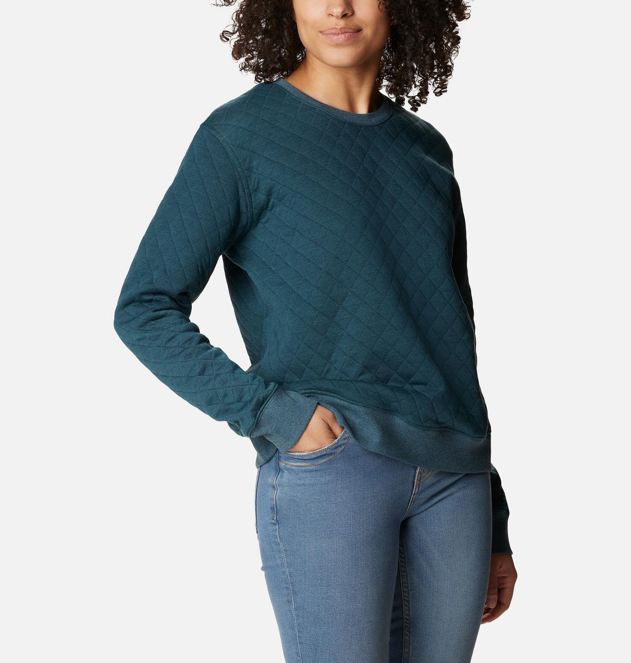 Women's Columbia Lodge™ Quilted Crew Sweatshirt 5
