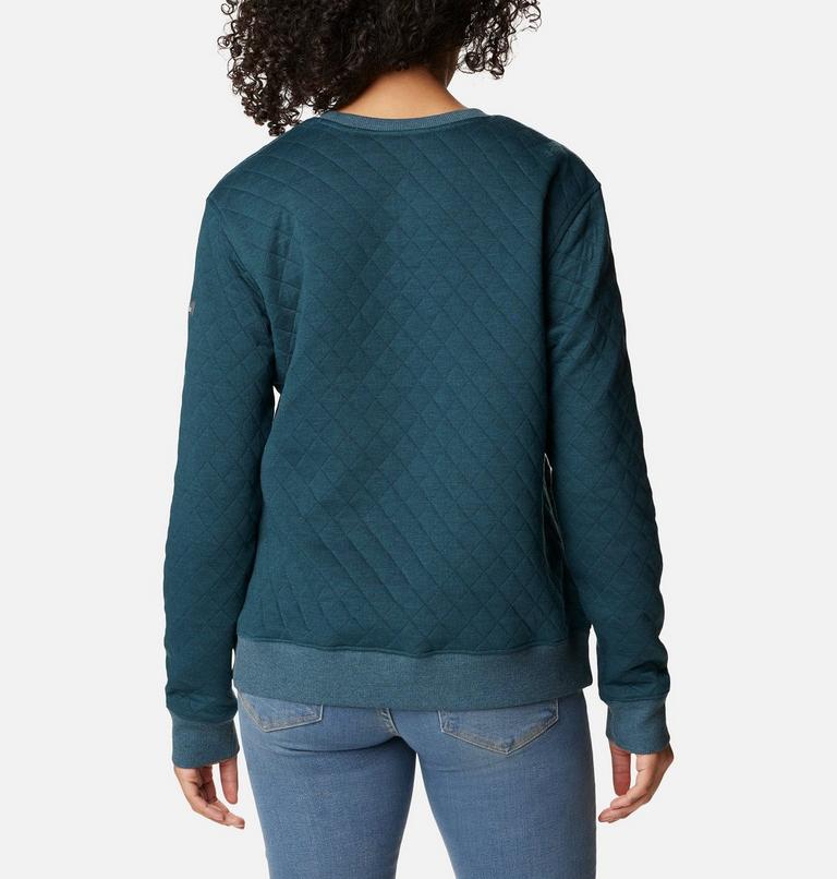 Sudadera acolchada de cuello redondo Lodge para mujer, Color: Night Wave, image 2