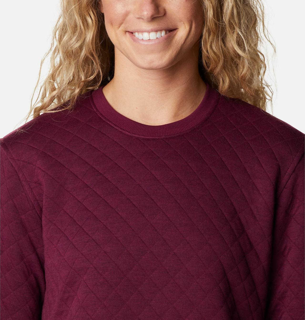 Women's Columbia Lodge™ Quilted Crew Sweatshirt 4